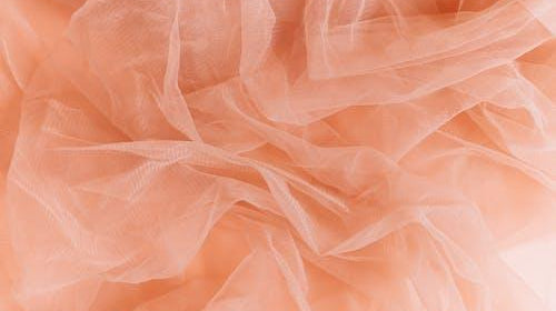 Peach Colored Tulle