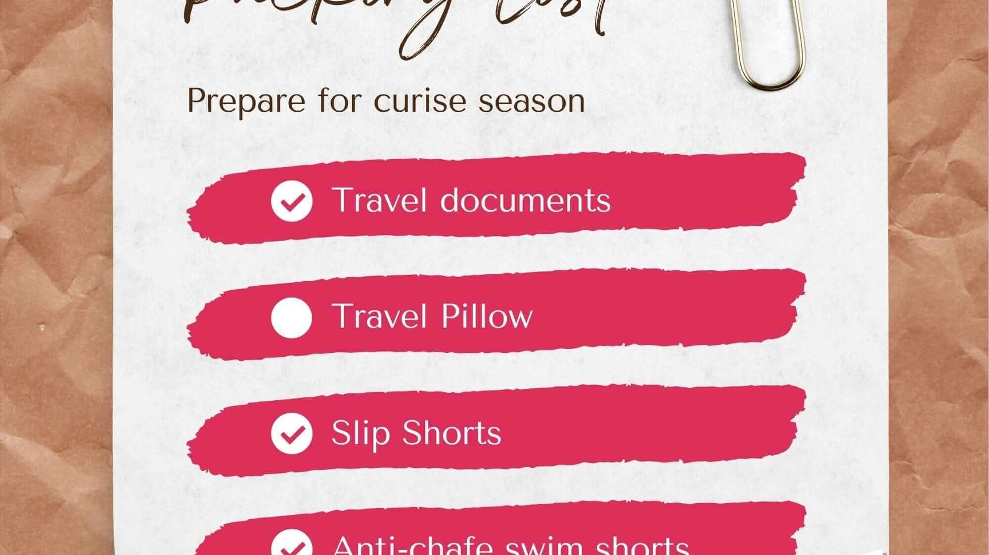 What to Pack For a Cruise