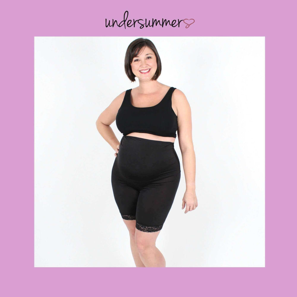 Why You Need Maternity Anti Thigh Chafing Slip Shorts - Undersummers by CarrieRae