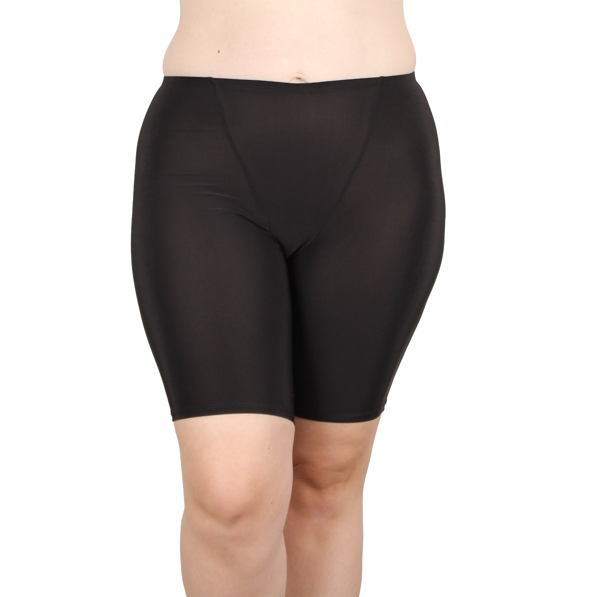 Find the perfect solution for thigh chafing with Undersummers' comfortable slip shorts. Perfect for plus size women who want to stay stylish and comfortable.