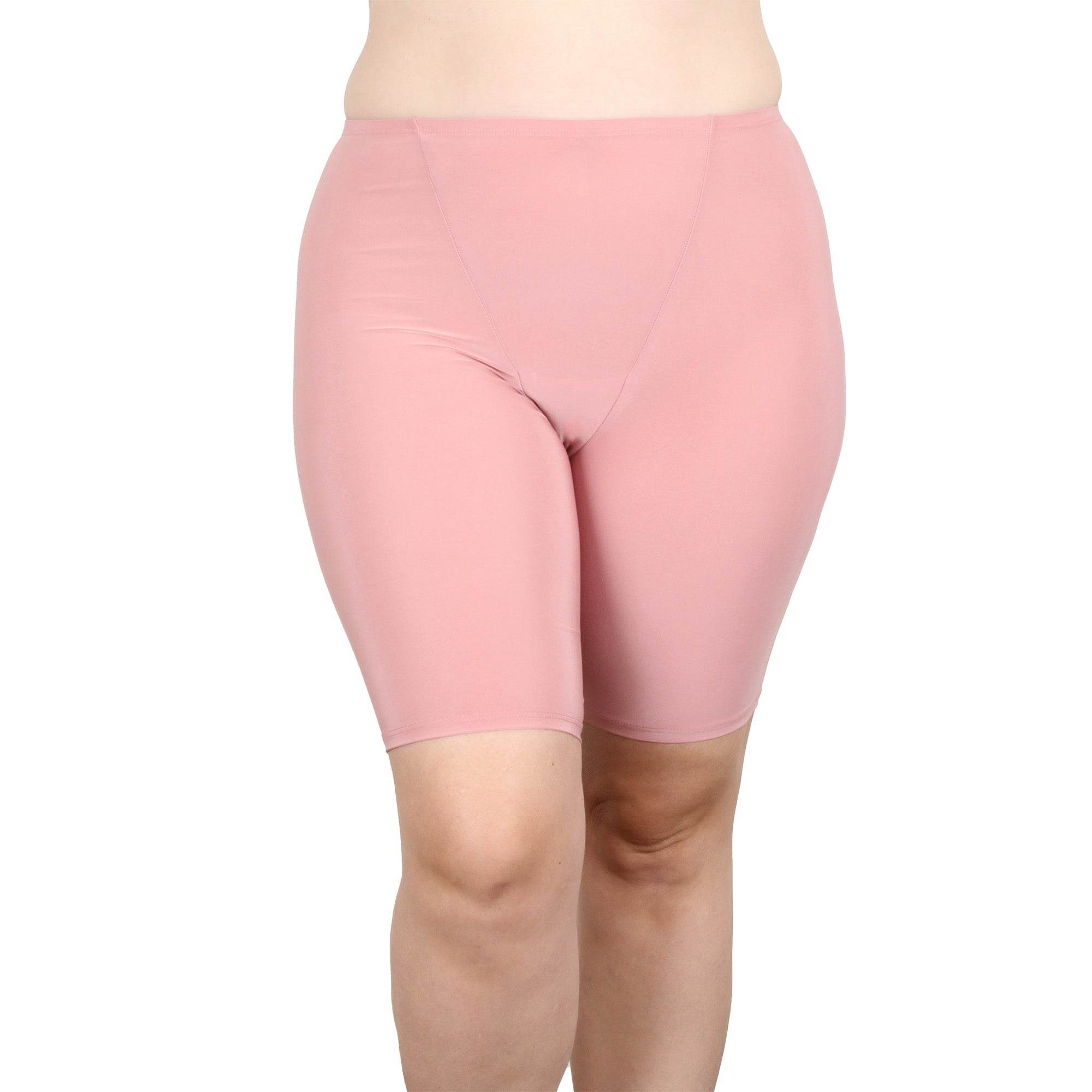 Find the perfect solution for thigh chafing with Undersummers' comfortable slip shorts. Perfect for plus size women who want to stay stylish and comfortable.