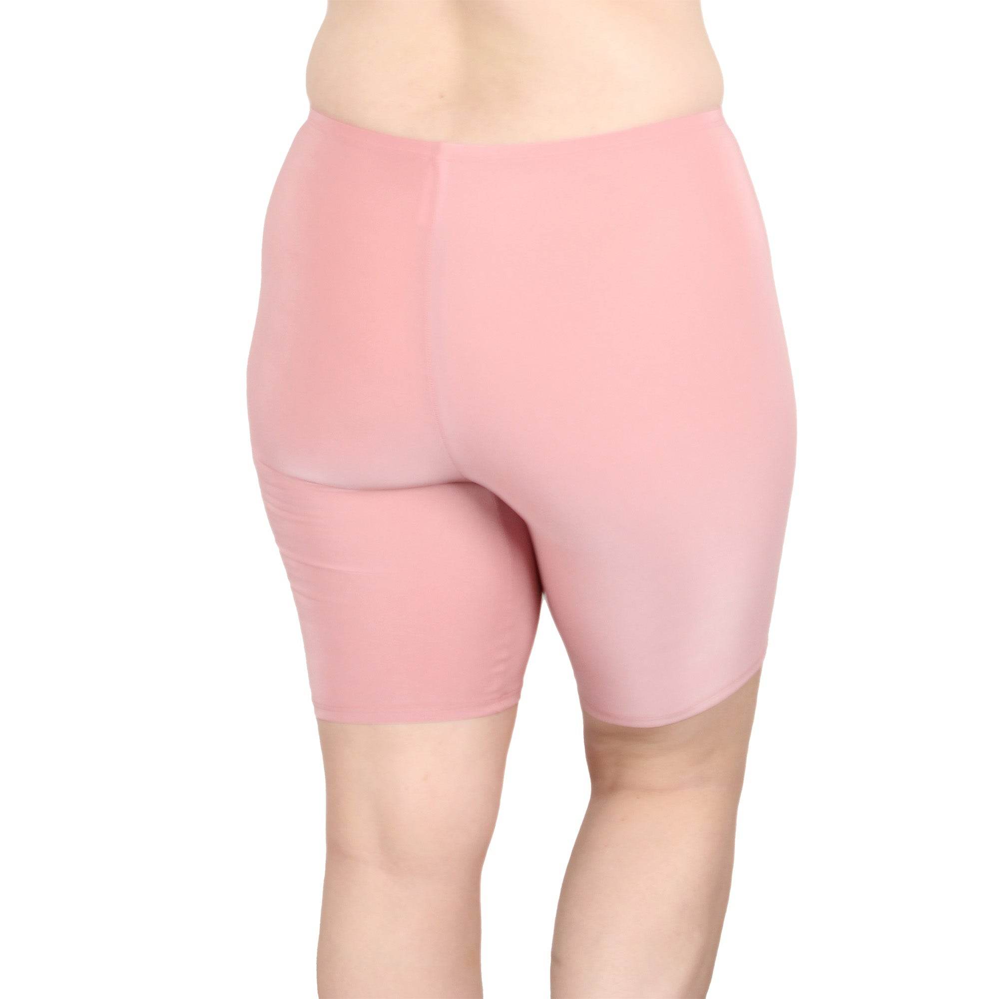 Find the perfect solution for thigh chafing with Undersummers' comfortable slip shorts. Perfect for plus size women who want to stay stylish and comfortable.