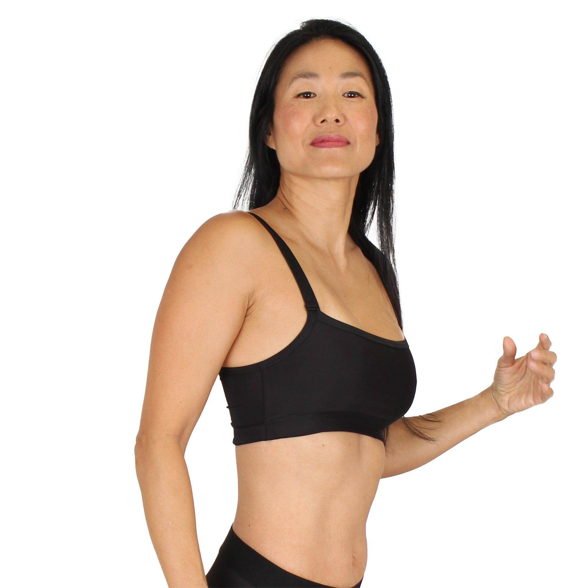 Womens Boxy Bralette | Black - Undersummers