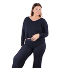 Cozy and comfortable waffle lounge set for women and plus size women