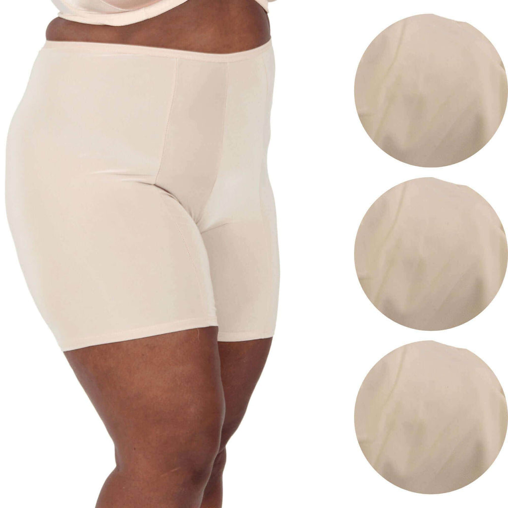 TRISTIN Women 3 Pack Anti Chafing Seamless Slip Shorts Smooth Panties Plus  Size Long Leg Brief Multipack price in UAE,  UAE
