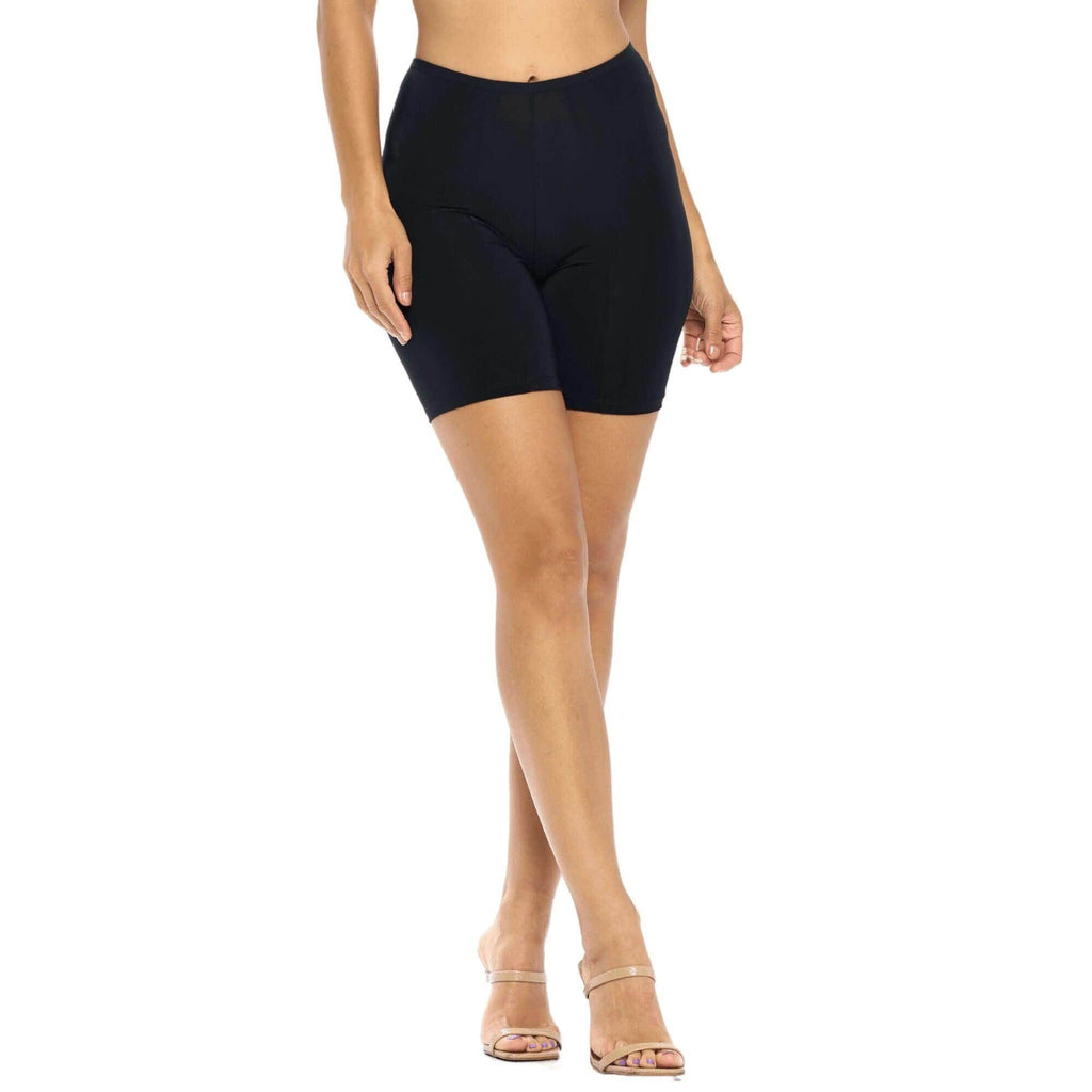 SLIMBELLE Shapewear Shorts for Women Thigh Slimmer Slip Shorts Under Dress  Tummy Control Panties Body Shaper Black XL in Dubai - UAE