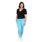 BlBlue Leggings with pockets also available in plus size legging | Undersummers