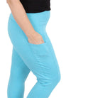 BlBlue Leggings with pockets also available in plus size legging | Undersummers