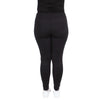 Black Leggings with pockets also available in plus size legging | Undersummers