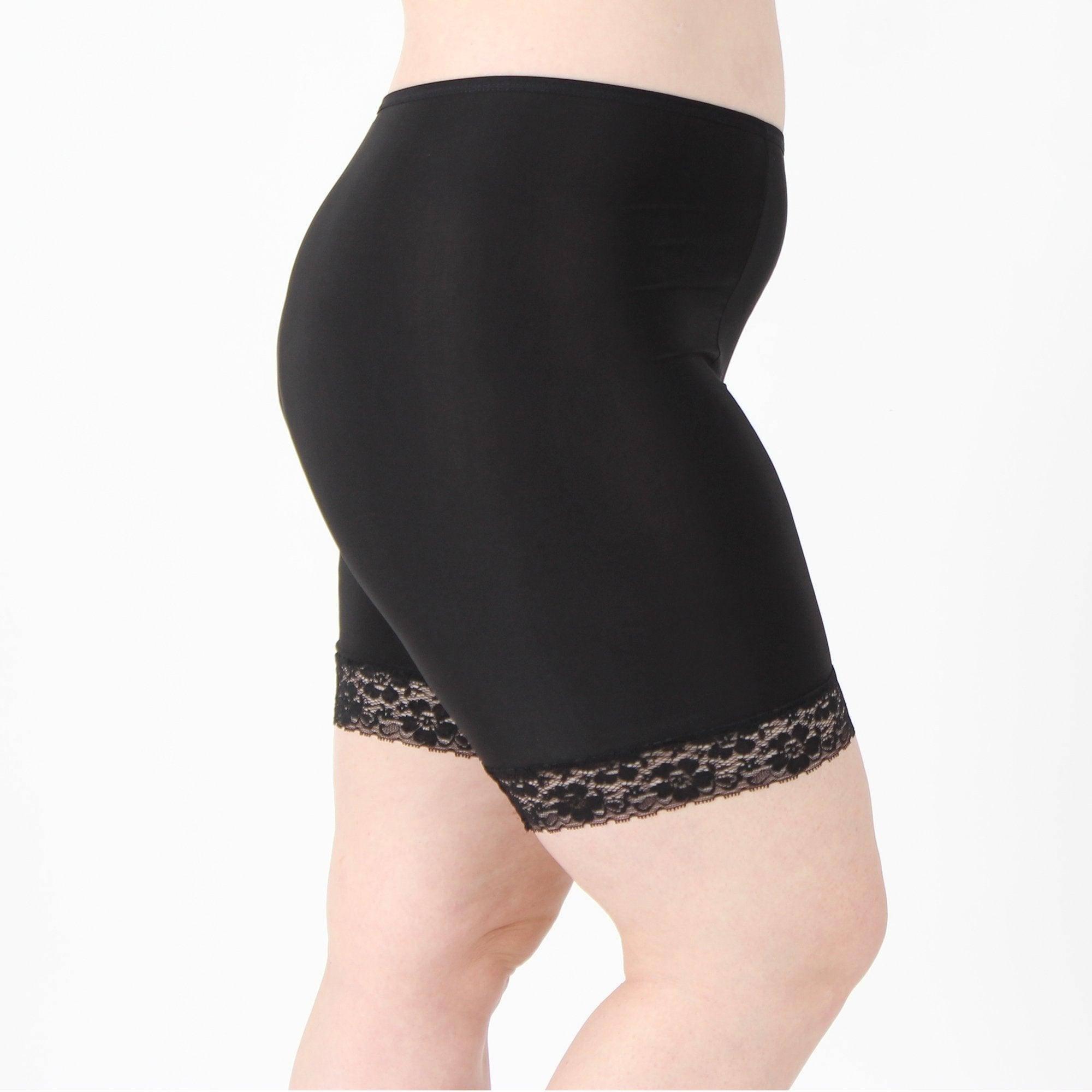 Under Dress Shorts with Pockets  Black Thigh Protection Shorts - 8