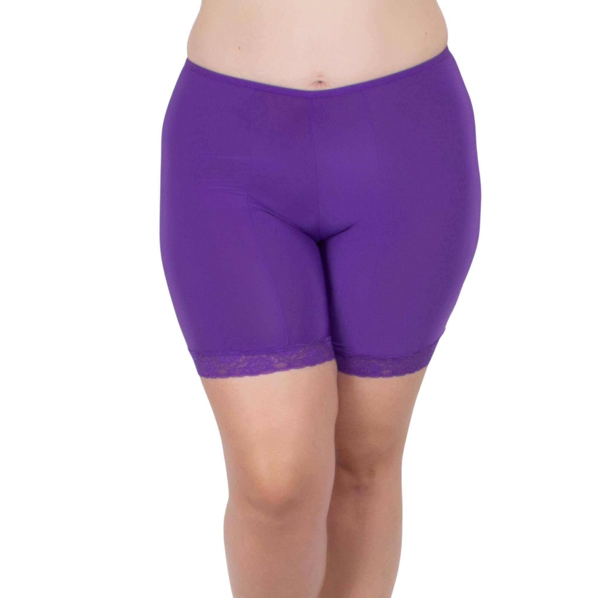 Undersummers Classic Shortlette™ slip shorts are rash guard panty shorts.  Comfortable, non-shapewear, thigh p…