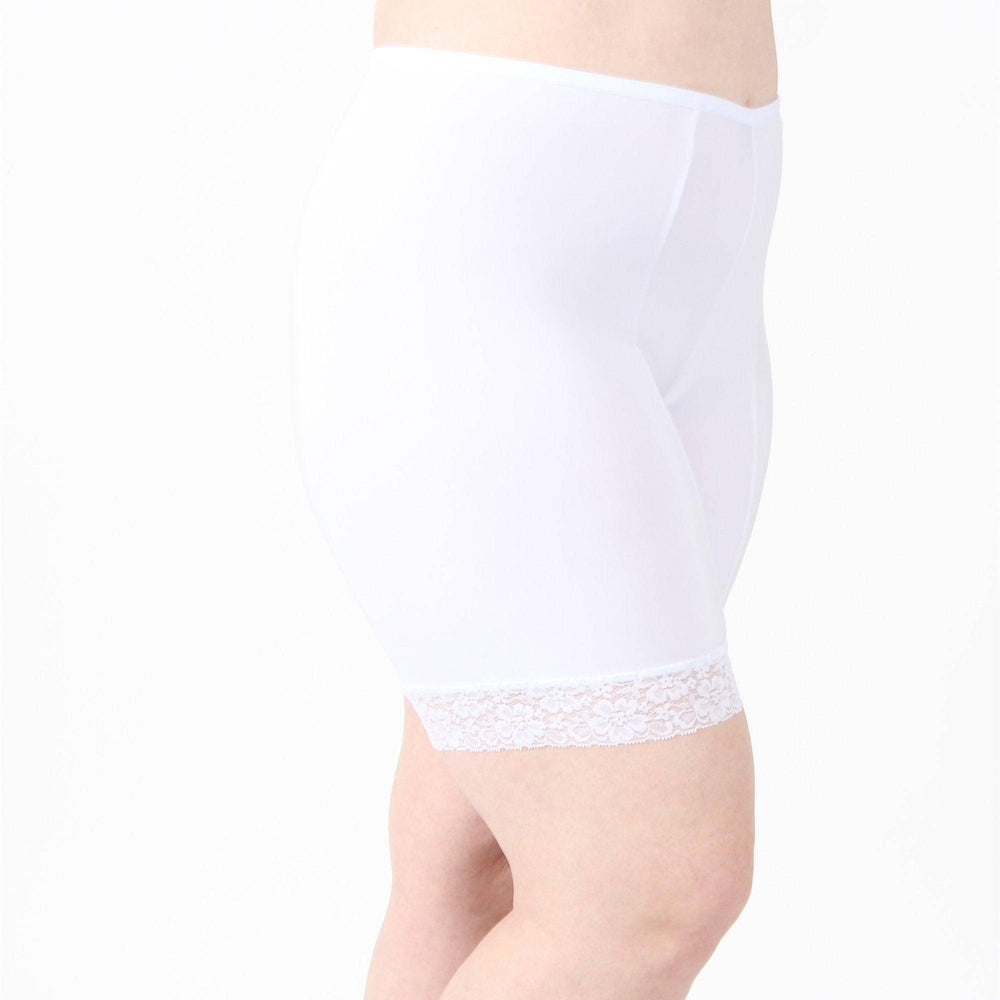 Women Slip Shorts, Lightweight Breathable Under Dress Shorts Under Dresses  Underwear Anti-Chafing Slip Shorts For Women Leggings For Under Dress White  M 