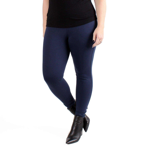 Ulla Popken FUNKTIONS SCHNELLTROCKNEND ELASTIKBUND - Leggings - Trousers - navy  blue/royal blue - Zalando.de