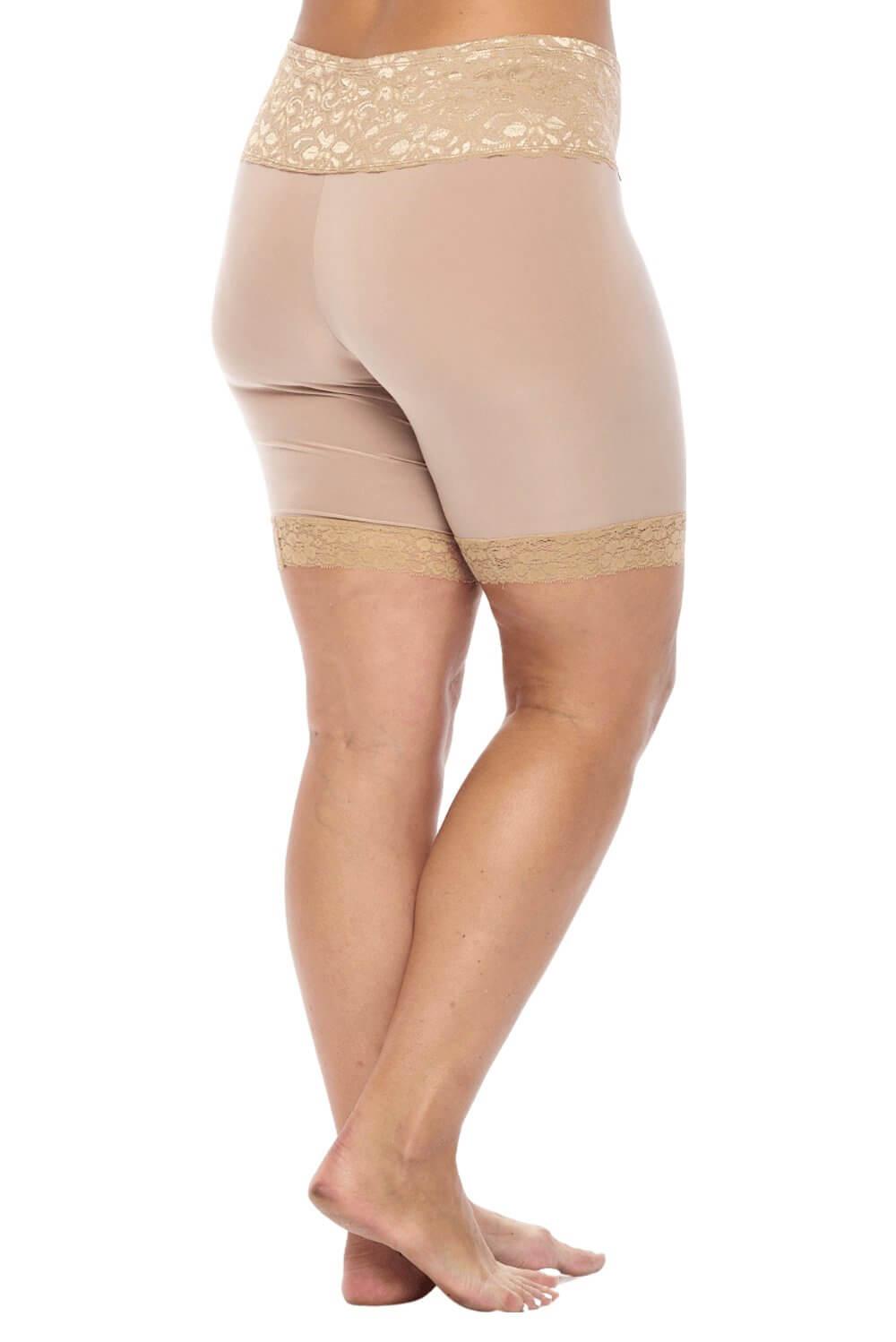 Undersummers Fusion Slip Shorts, Shortlette Thigh Anti Chafing Shorts  Women, Slip Shorts for Women Under Dress, 9” Inseam, Beige, Small :  : Clothing, Shoes & Accessories