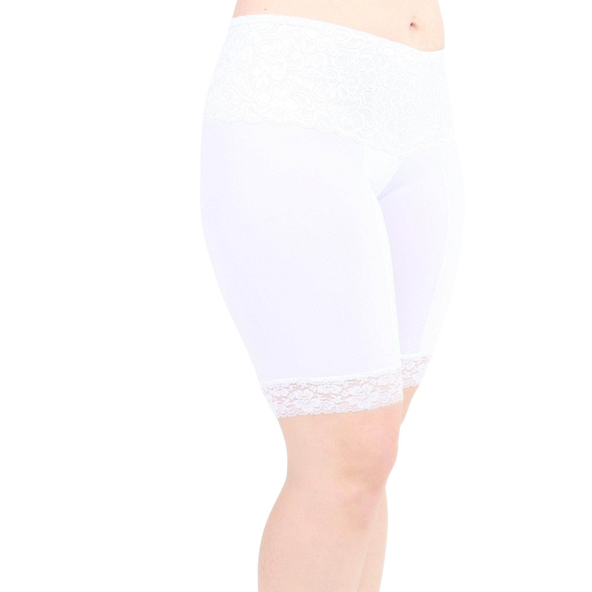 Lace Anti Chafing Shortlette Slipshort 9" - Undersummers by CarrieRae