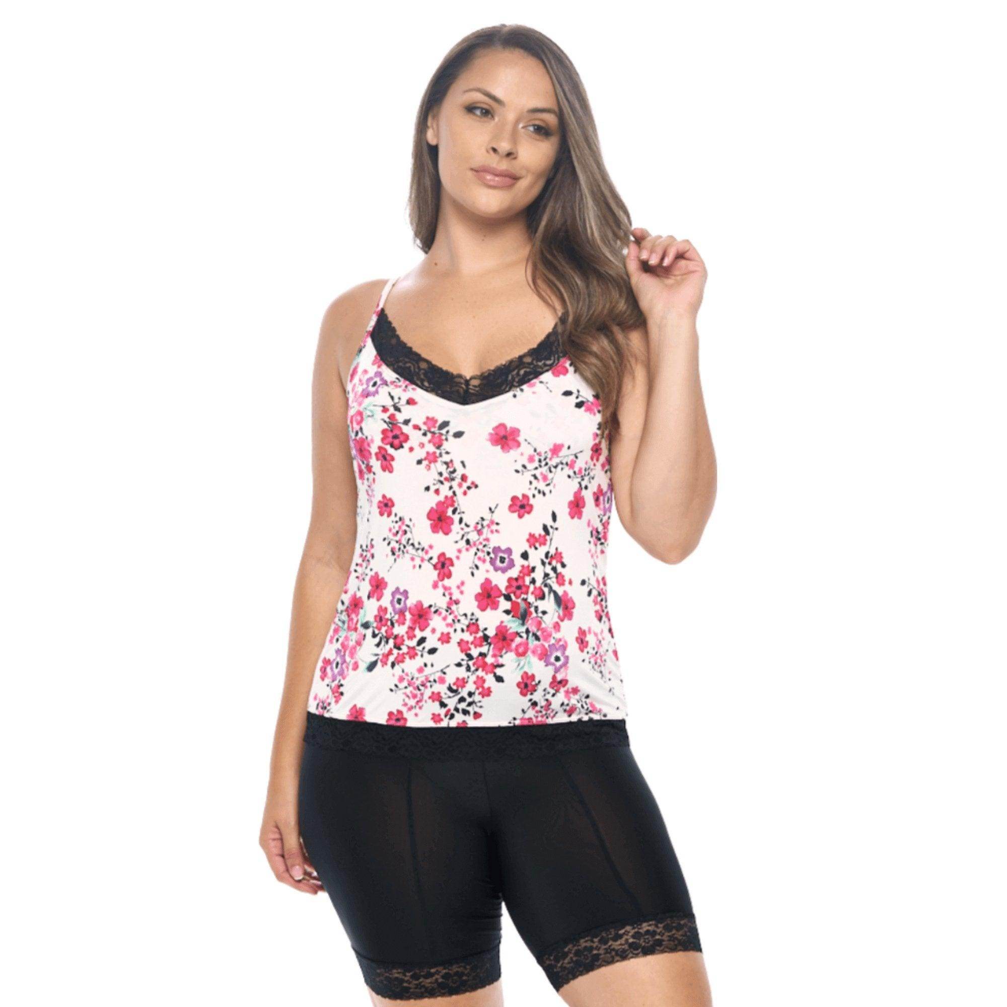 トップス S lace layered camisole SofTech Stretch Lace Detail Cami – Cuddl Duds