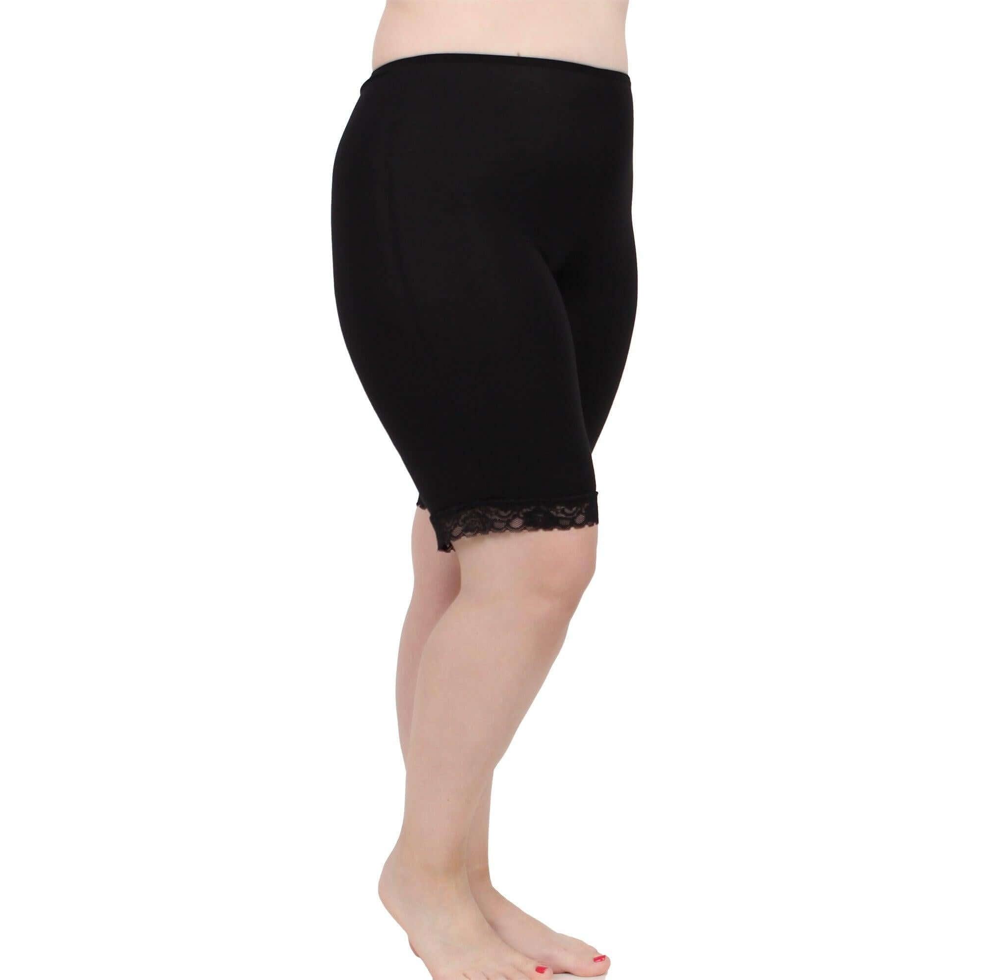 Undersummers Womens Lux Cotton Anti Thigh Chafing Underwear Short 18 Cm