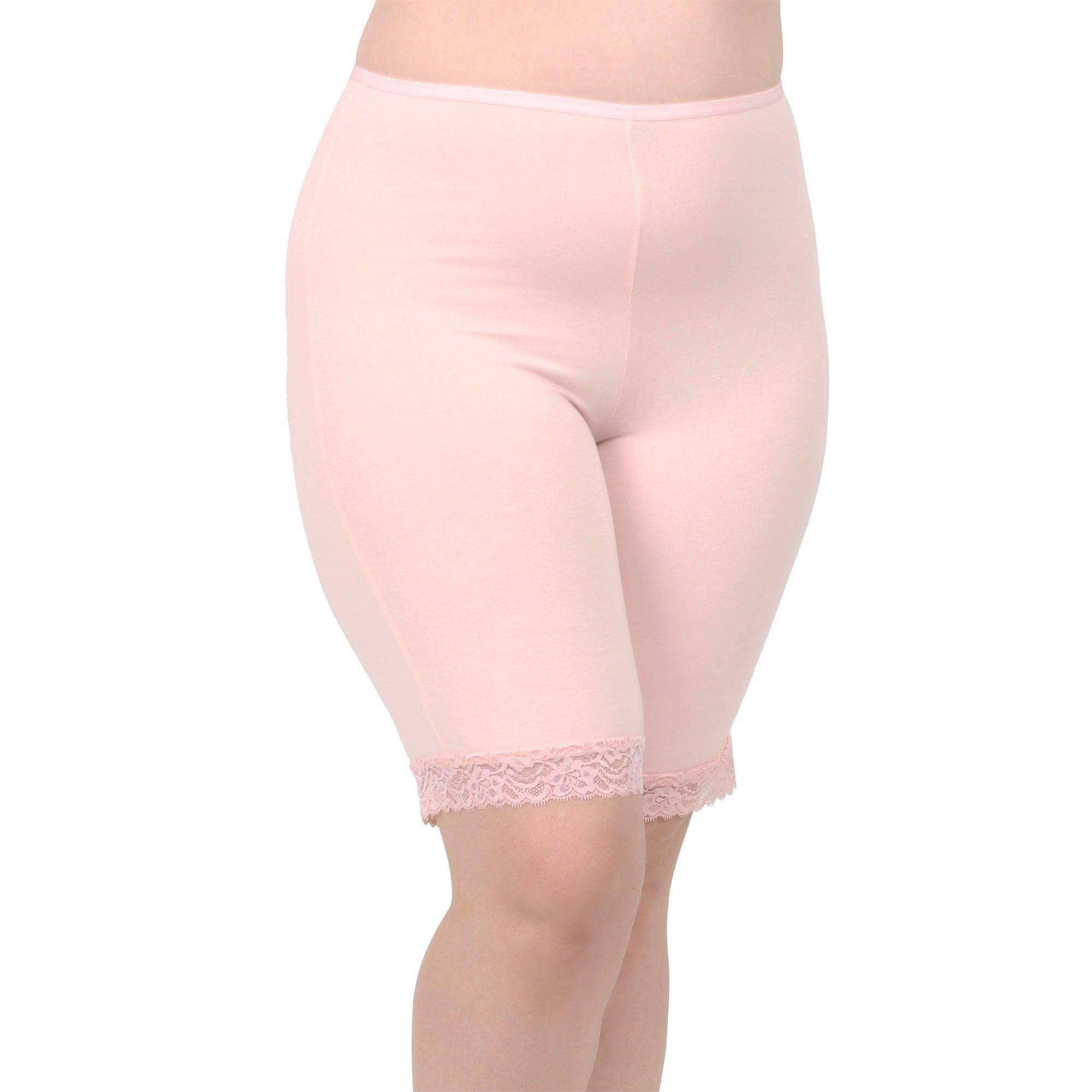 Plus Size Cotton Modal Long Slip Short Undersummers