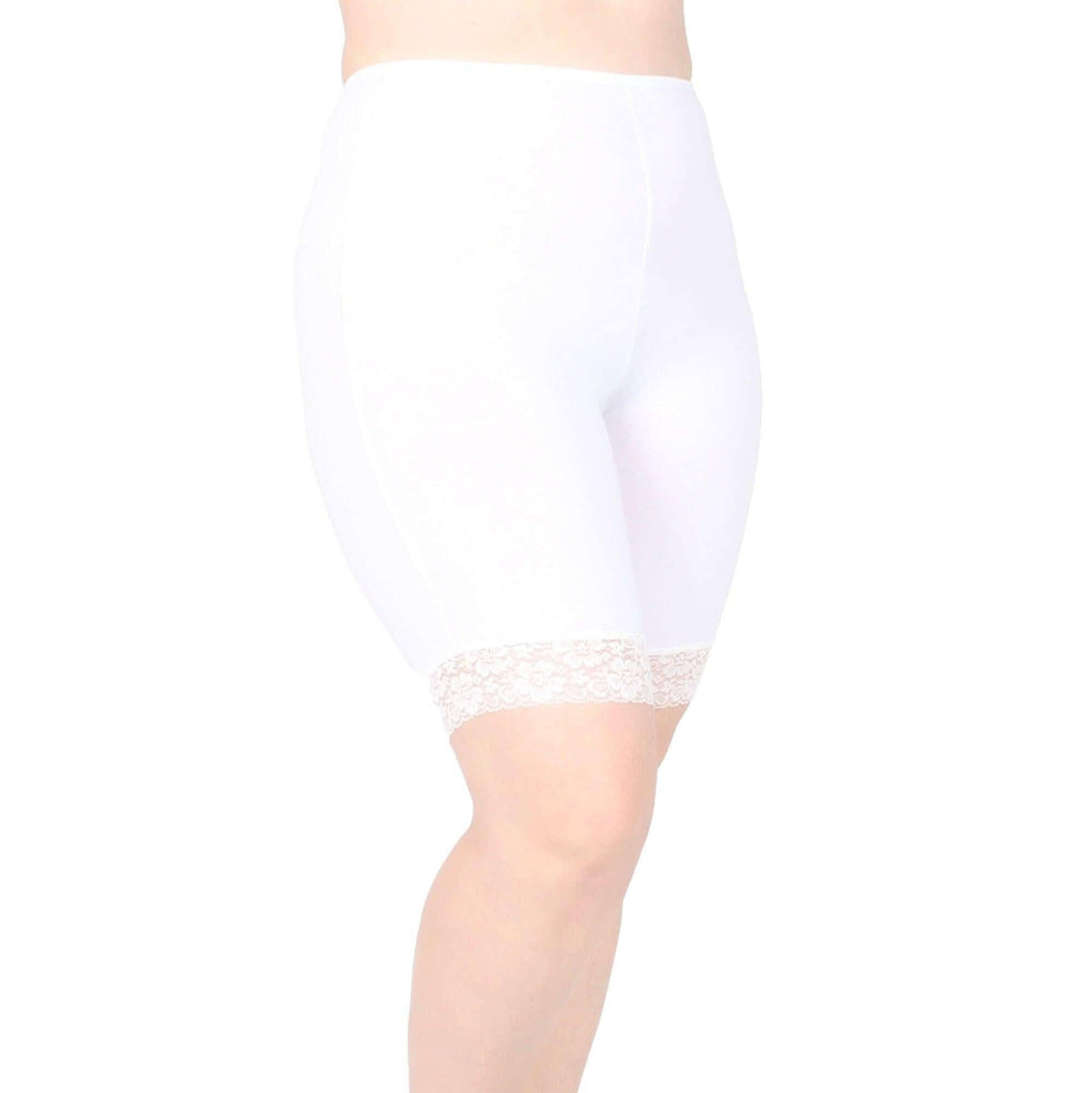 Mid Waist White Women's Tigh Length Shorty - Under Dress Shorties for  Women, Skin Fit at Rs 145 in Tiruppur