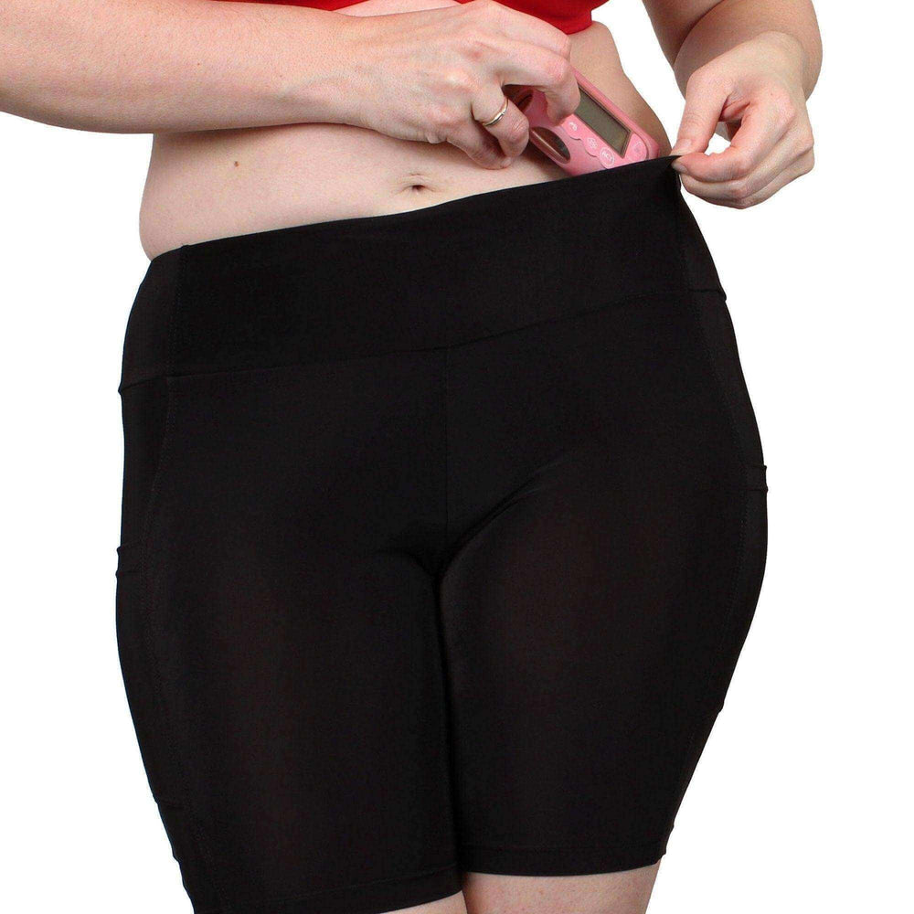 Under Dress Shorts with Pockets  Black Thigh Protection Shorts - 8