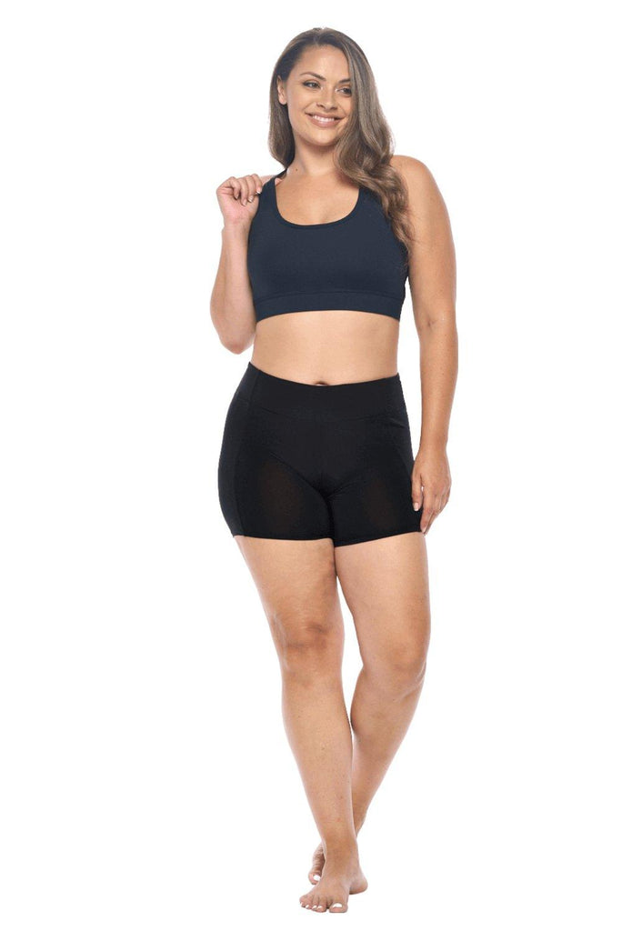 Workout Underwear with 1 Waist Pocket 5" in black